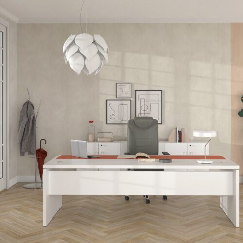 VIP-WL διευθυντικό γραφείο λευκή λάκα  ΔΙΕΥΘΥΝΤΙΚΑ ΓΡΑΦΕΙΑ