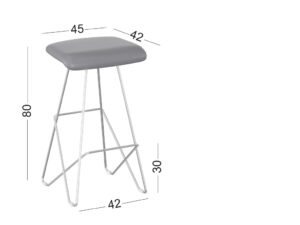 GENESIS SKAMPO 00 GENESIS σκαμπό ψηλό bar GENESIS σκαμπό ψηλό bar ANODON Dromeas Κατάστημα με έπιπλα γραφείου | ΛΑΡΙΣΑ